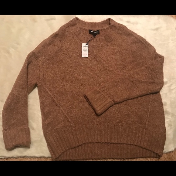 Express Sweaters - Express Chunky Crew neck Swtr Sz S
